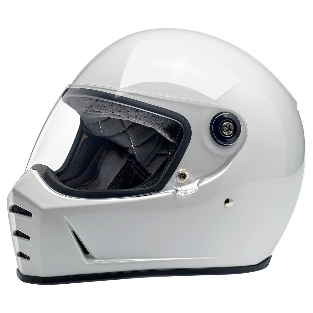 Biltwell Lane Splitter Helmet - Closeout - Gloss White Biltwell Lane Splitter Helmet - Closeout - Gloss White