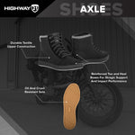 HIGHWAY 21 AXLE SHOES BLACK/GUM SZ 11