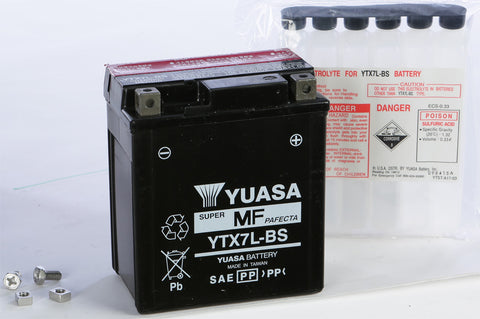 YUASA BATTERY YTX7L-BS MAINTENANCE FREE