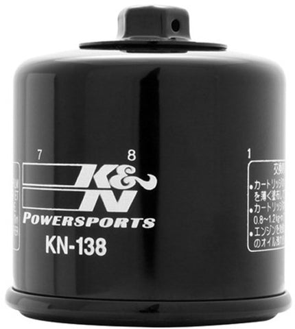 K&N OIL FILTER 138 SUZ/ARCCAT/APR/KYMCO
