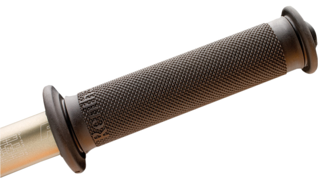 Renthal Road Race Grips – Full Diamond Medium Compound – Fits Kawasaki ZX10R – Mid Grey – G148